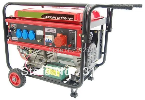

Sea shipping generator Three Phase 6500EW3 electric starting with wheel 5kW 188F GX390 13hp 4 stroke CE EPA CIQ SASO SONCAP