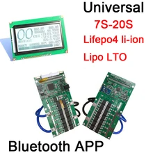 Dykb смарт-дисплей фотоаппаратов моментальной печати 7 S до 20 S Lifepo4 Li-Ion Lipo аккумулятор лто защиты BMS Bluetooth APP 400A 300A 100A 80A 10 S 13 S 14 S 16 S