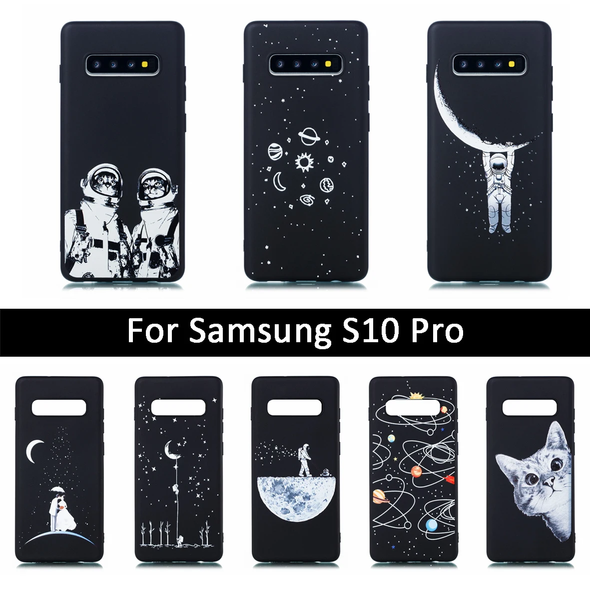 Мягкий ТПУ силиконовый чехол для Samsung Galaxy S10 Pro с принтом бампер S10Pro Роскошные