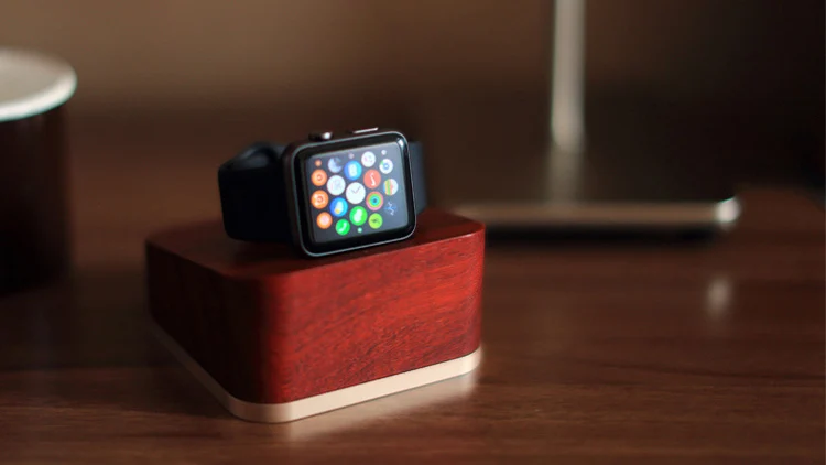 Для Apple Watch Зарядное устройство деревянный зарядная док-станция для Apple Watch Series 1 2 3 iWatch держатель