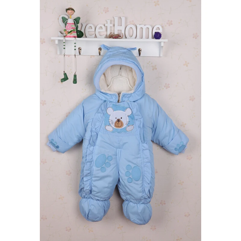2016 Autumn Winter Newborn Baby Clothes Fleece Animal Style Clothing