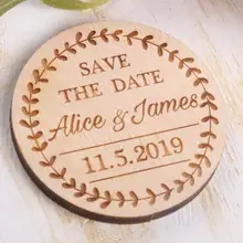 Персональный сохранить дату деревянные магниты. На заказ сохраните дату. Деревянные магниты для сохранения даты