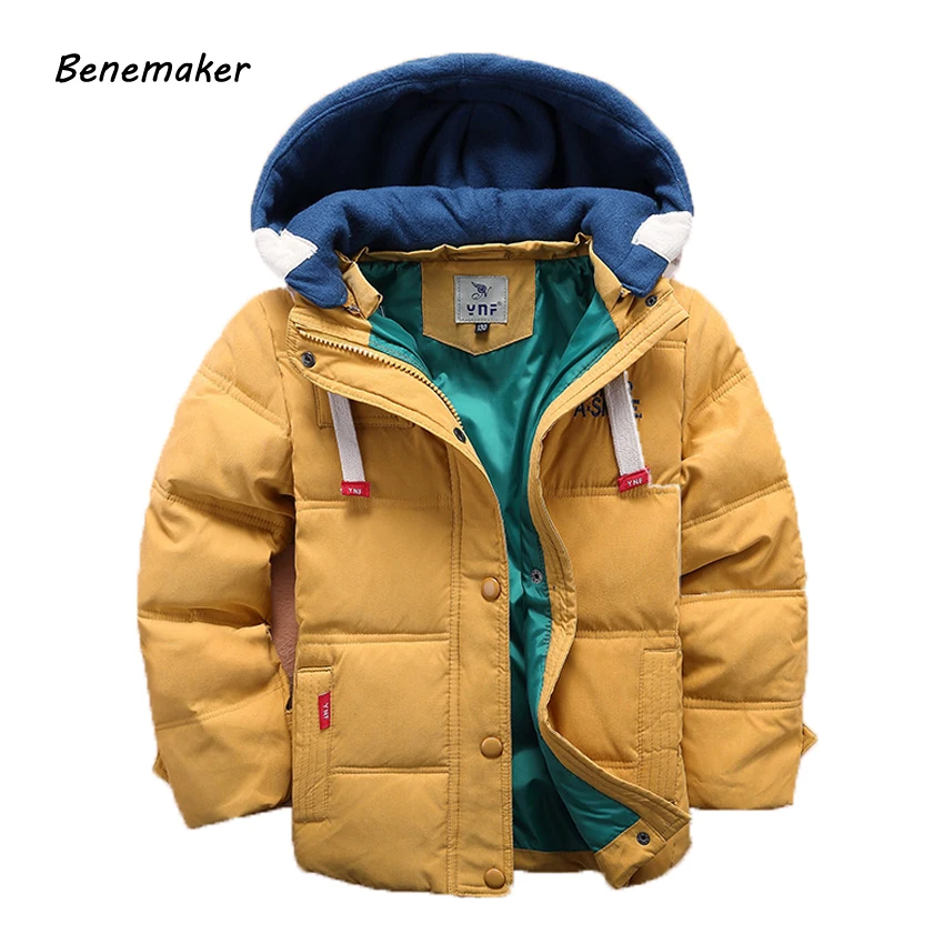Benemaker Children Thick Winter Jackets For Girls Boys Clothing 4-12T Parka Warm Coats Overalls Hooded Baby Kids Outerwear JH049 Benemaker Children Thick Winter Jackets For Girls Boys Clothing 4-12T Parka Warm Coats Overalls Hooded Baby Kids Outerwear JH049