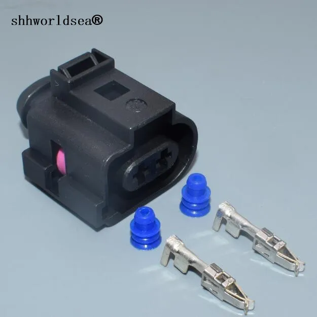 Shhworldsea 2 Pin 3.5mm Auto Sensor Wiring Harness Plug 1j0973722a Car