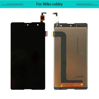 

Tested 5pcs Complete For Wiko Robby Full LCD Display with Touch Screen Digitizer Assembly Free Shipping