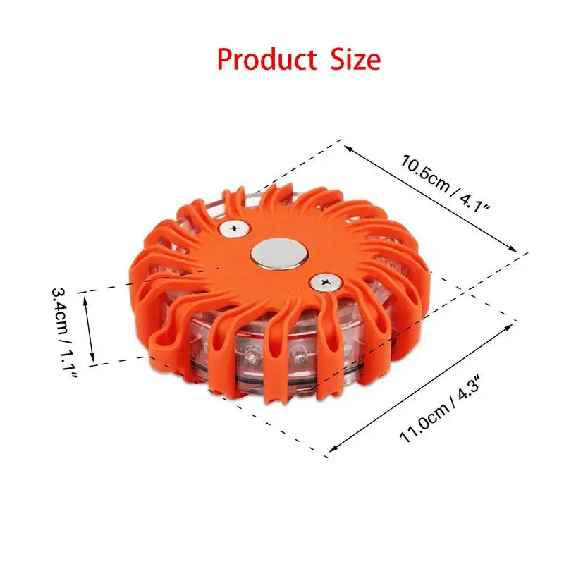 1 шт. Магнитный перезаряжаемый Автомобильный светодиодный аварийный дорожный мигающий Предупреждение ющий Ночной свет аварийный Маяк для автомобиля грузовика лодки