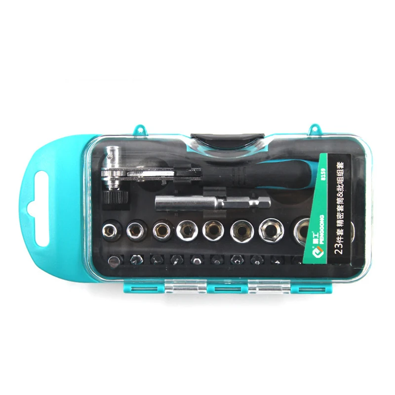 23 In 1 Mini Portable Screwdriver Set Torque Ratchet Socket Wrench Screwdriver Set Home Repair Hand Tool for Car Repair 23 In 1 Mini Portable Screwdriver Set Torque Ratchet Socket Wrench Screwdriver Set Home Repair Hand Tool for Car Repair