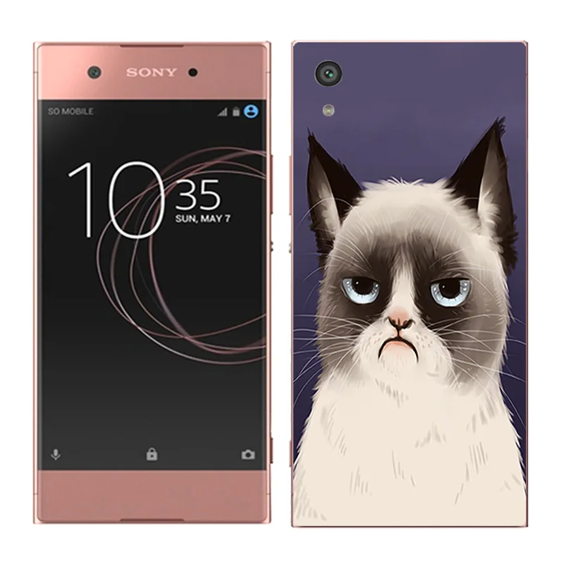 Мягкий чехол из ТПУ для sony Xperia XA1, чехол для телефона с пейзажем, чехол s для sony XA1 G3121 G3112 G3123 G3116, двойной чехол 5,0"