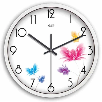 

Large Silent Living Room Wall Clock Modern Design Saati Pared Relogio Parede Metal Quartz Large Decorative Wall Clocks 60N421