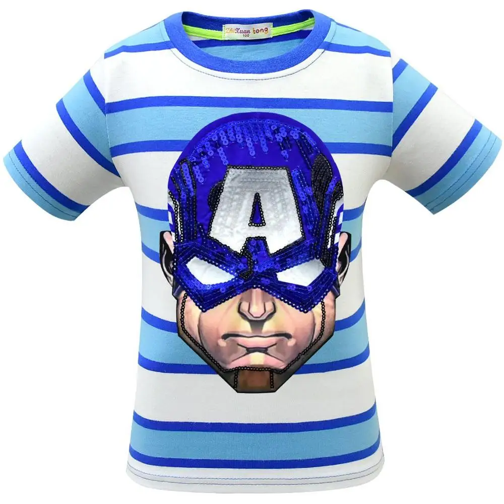 Neweset Мстители завершающей летняя футболка для мальчиков и девочек Железный человек Капитан Америка конец игры Футболка "Марвел" супергерой обычная футболка