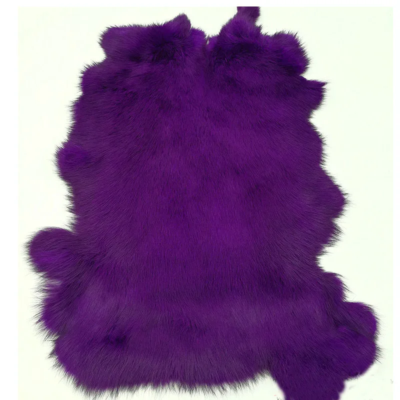 Fur Fabric Multicolor Real Rabbit Fur Sale By Whole Piece Fluffy DIY Home Decor Clothing Accessories