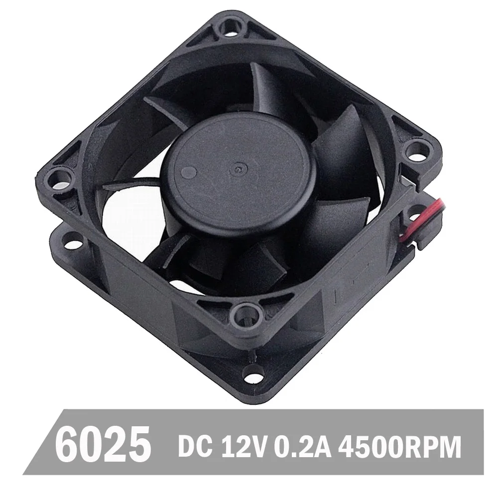 

20Pcs Gdstime 60mm 12V Brushless 2PIN DC Cooler Fan 60x60x25mm 6025 6cm For Computer PC CPU Case Cooling