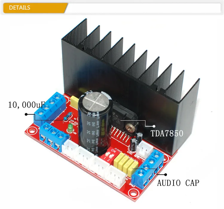 CIRMECH HIFI MOSFET HIFI TDA7850 4-канальный домашний усилитель доска автомобильный аудио усилитель доска 4X50 Вт