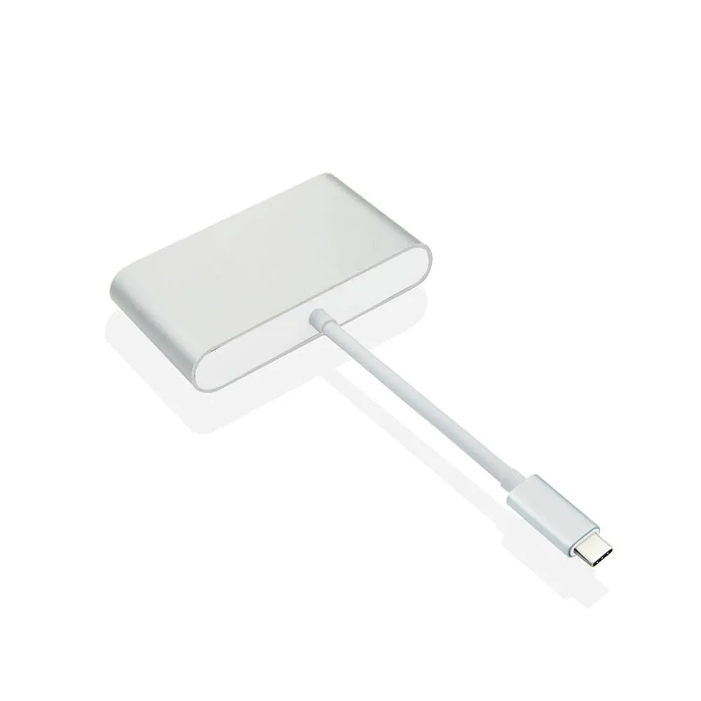 KuWFi гигабитный адаптер Ethernet многопортовый адаптер USB 3,1 тип-c к HDMI+ USB3.0+ RJ45+ USB C адаптер USB3.1 PD порт 4K type C