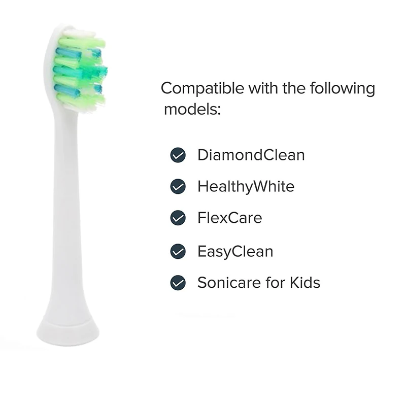 12 шт. головка электрической зубной щетки Замена для Philips Sonicare InterCare HX9004 мягкая щетина