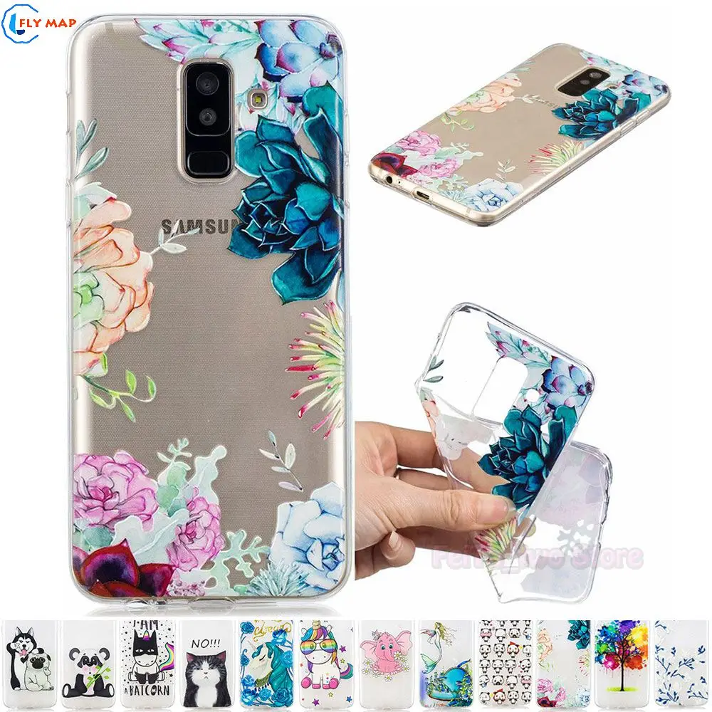 TPU Case For Samsung Galaxy A6 Plus 2018 A605 SM-A605F Phone Soft Cover For A 6 Plus 2018 SM-A605 SM-A605FN/DS Silicone Bag Capa