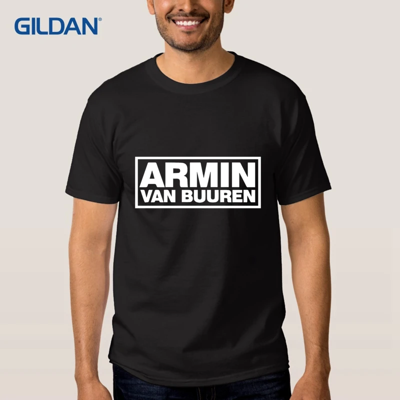 Armin Van Buuren Футболка с принтом купить онлайн 2018 Wity футболка Нежный мастерство шею