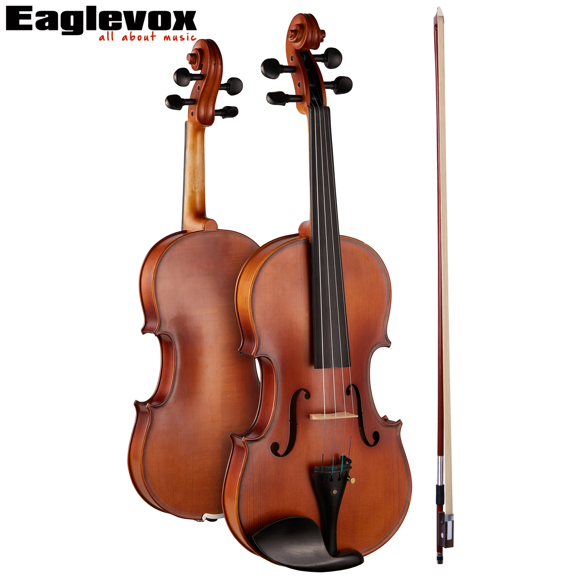 

4/4 Professional Violin Pinus Bungeana Top with Hard Case Maple Back and Sides