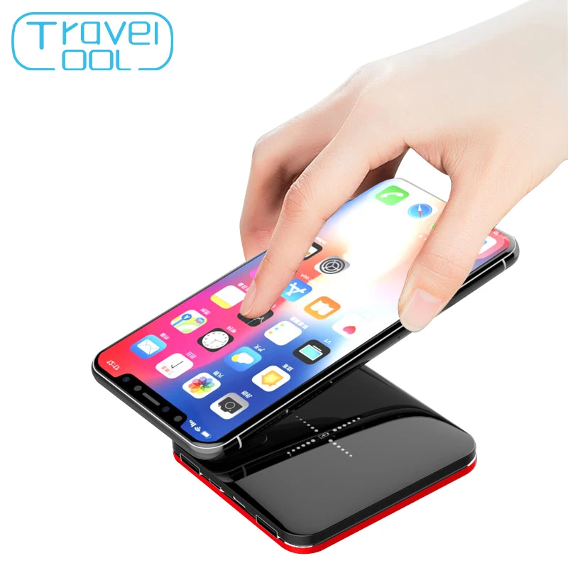Travelcool 8000mAh QI Wireless Charger Dual USB Portable Power Bank For Samsung Charger Wireless External Battery Pack Powerbank Travelcool 8000mAh QI Wireless Charger Dual USB Portable Power Bank For Samsung Charger Wireless External Battery Pack Powerbank