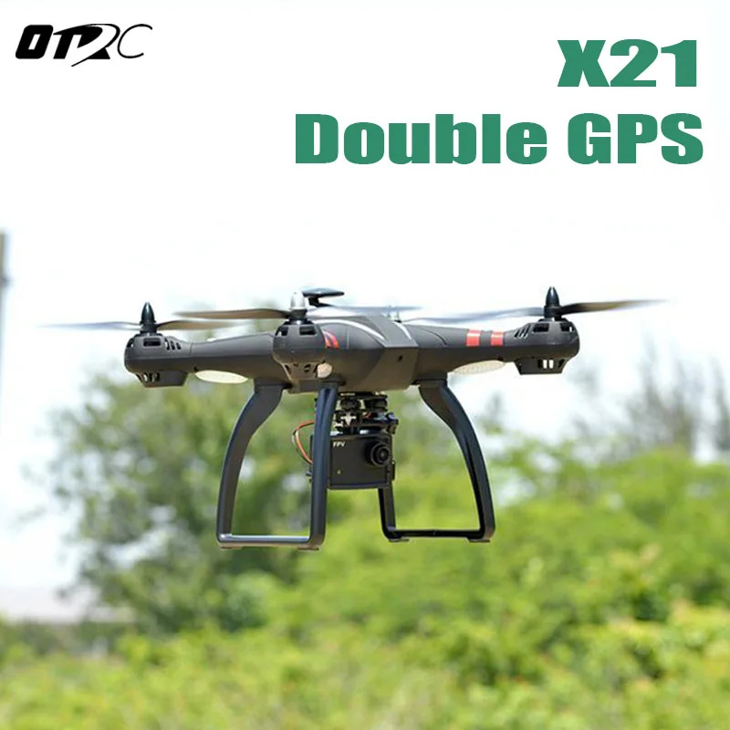 

OTRC X21 drone with HD camera 1080P image wifi follow me shot Double GPS Brushless motor stable wind Headless Quadcopter