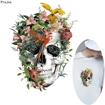 

DIY Skull Stickers On Clothing Iron On Transfer Sticker Patches For Clothes Heat Transfers Sticker Stripes On Clothes DIY F