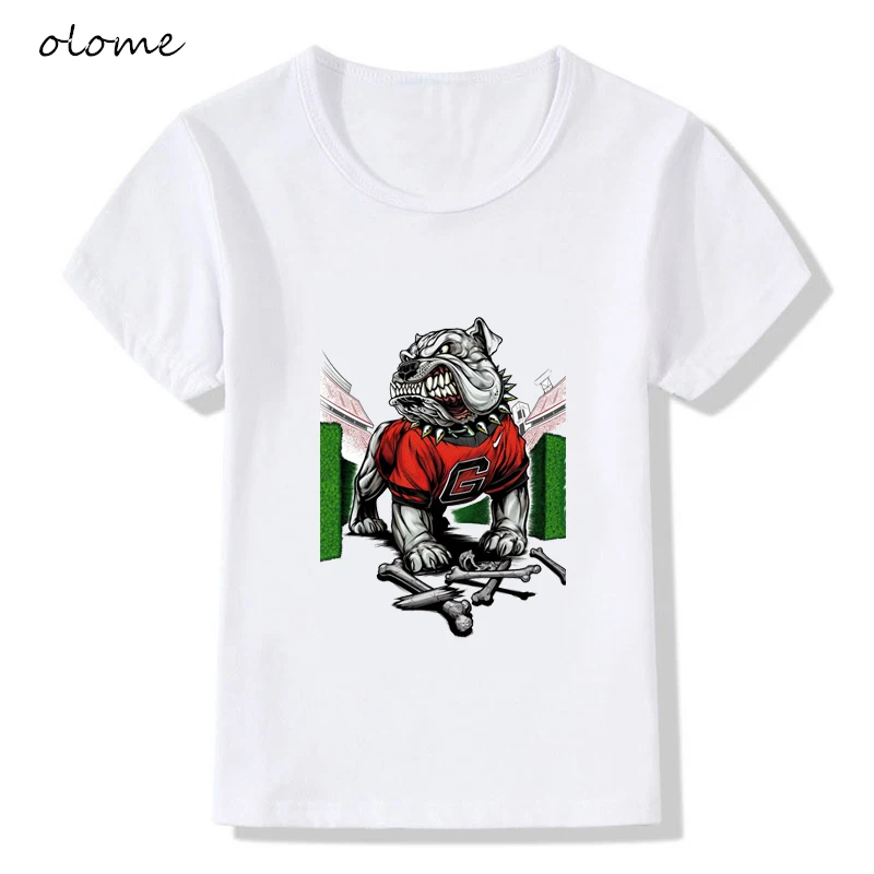 Unique crocodile bull pattern Printed T-Shirts Motorized duck cartoon Kids White Clothing O-neck Short sleeve for boys KTP6366 |