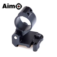 Aim-O тактическая направляющая для прицела крепление флип в сторону QD Крепление 30 мм подходит для 20 мм рельса черное Крепление прицела винтовки AO1716 охотничья оптика