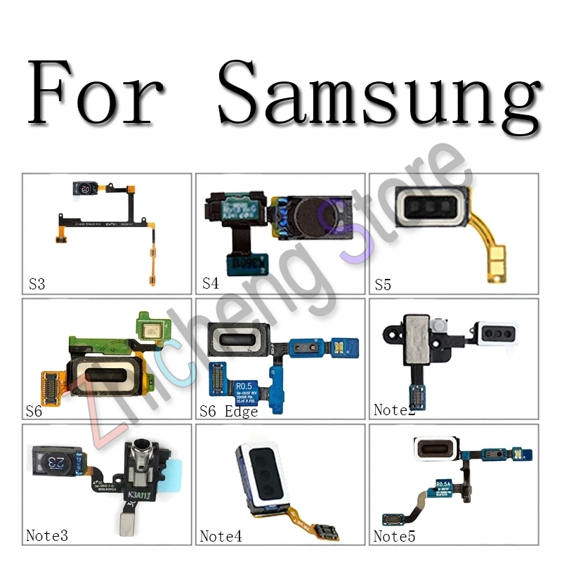 Ear Speaker Piece Buzzer Flex For Samsung Galaxy S3 S4 S5 S6 S7 S8 edge Plus mini Small Earpiece |