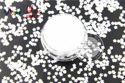 Растворителям однотонные белые Цвет цветок Форма Блеск Блестки для Лаки для ногтей и Другое DIY украшения
