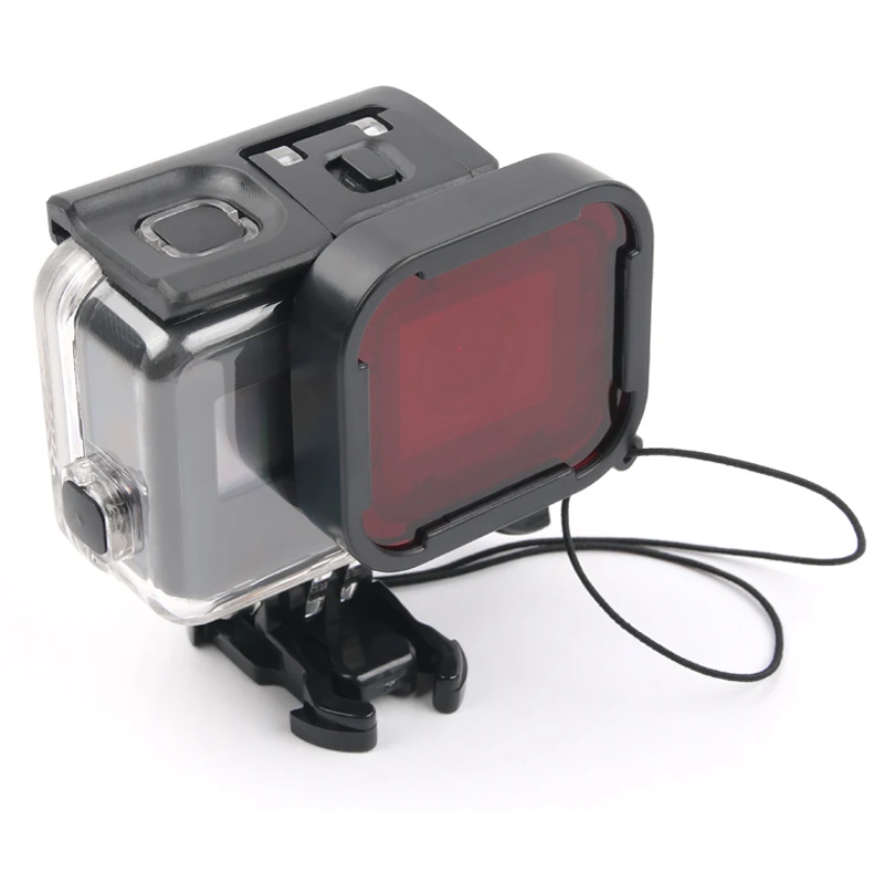Для Gopro Hero 7 6 5 Аксессуары для фильтров Водонепроницаемый защитный корпус чехол