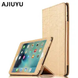 Ajiuyu чехол для Apple iPad Mini 4 Smart Cover защитный кожаный протектор для iPad mini4 Планшеты 7.9 дюймов pu Чехол a1538 a1550