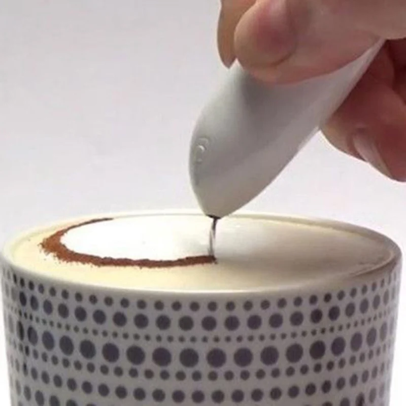 

Electrical Latte Art Pen for Coffee Cake Spice Pen Cake Decoration Pen Coffee Carving Pen Baking Pastry Tools