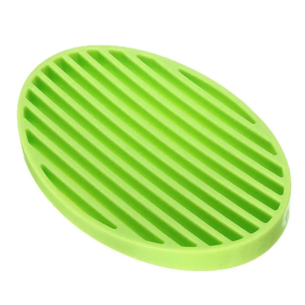 Practical Silicone Home Bathroom Flexible Soap Dish Plate Soap Holder