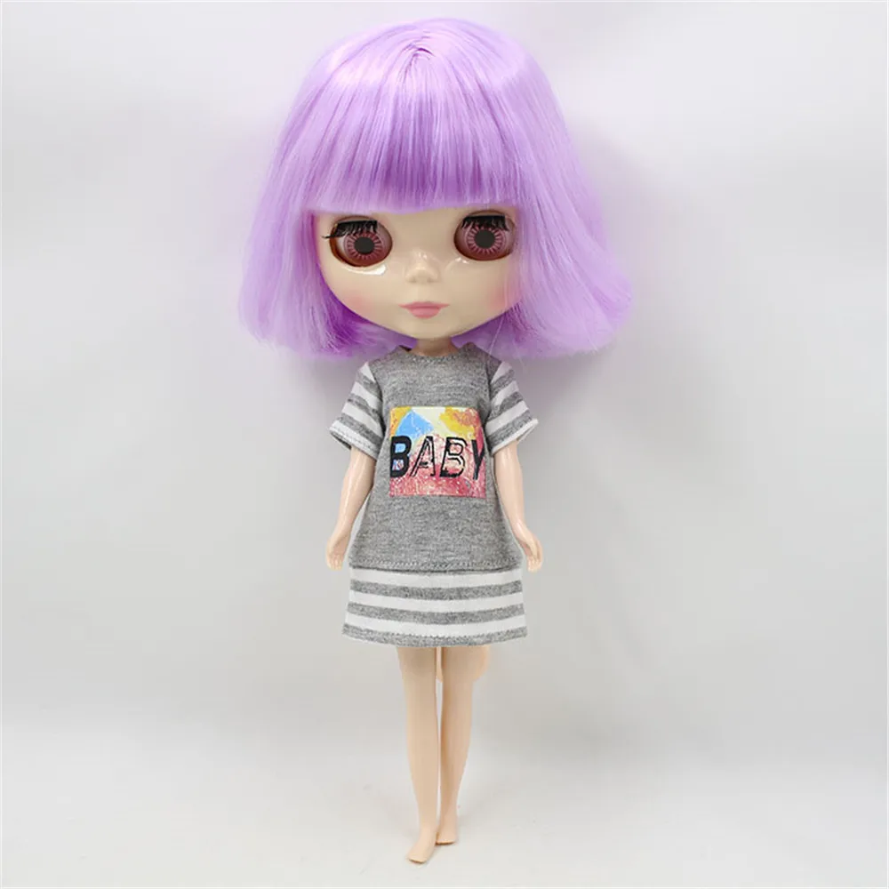 Blyth doll Одежда для милых футболок нормальный стиль подходит для 1/6 куклы, обычной куклы, куклы, Ледяной, jecci five