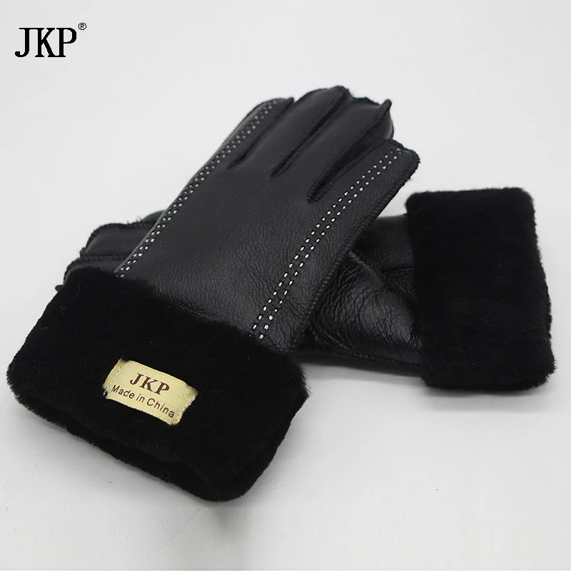 Женские перчатки из 100% натуральной овчины теплые зимние кожи|gloves mittens|glove hotladies