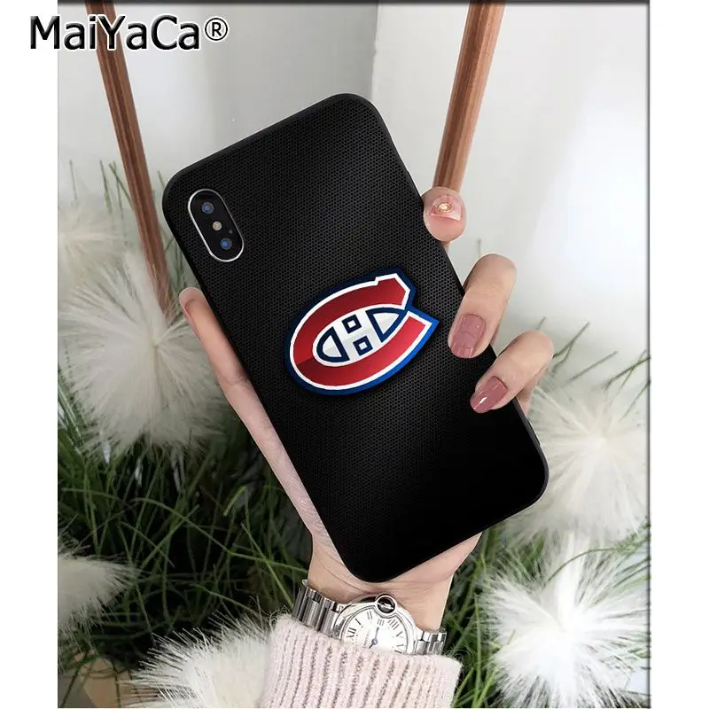 MaiYaCa Montreal Canadiens TPU Мягкий силиконовый чехол для телефона для Apple iPhone 8 7 6 6S Plus X XS MAX 5 5S SE XR мобильных телефонов