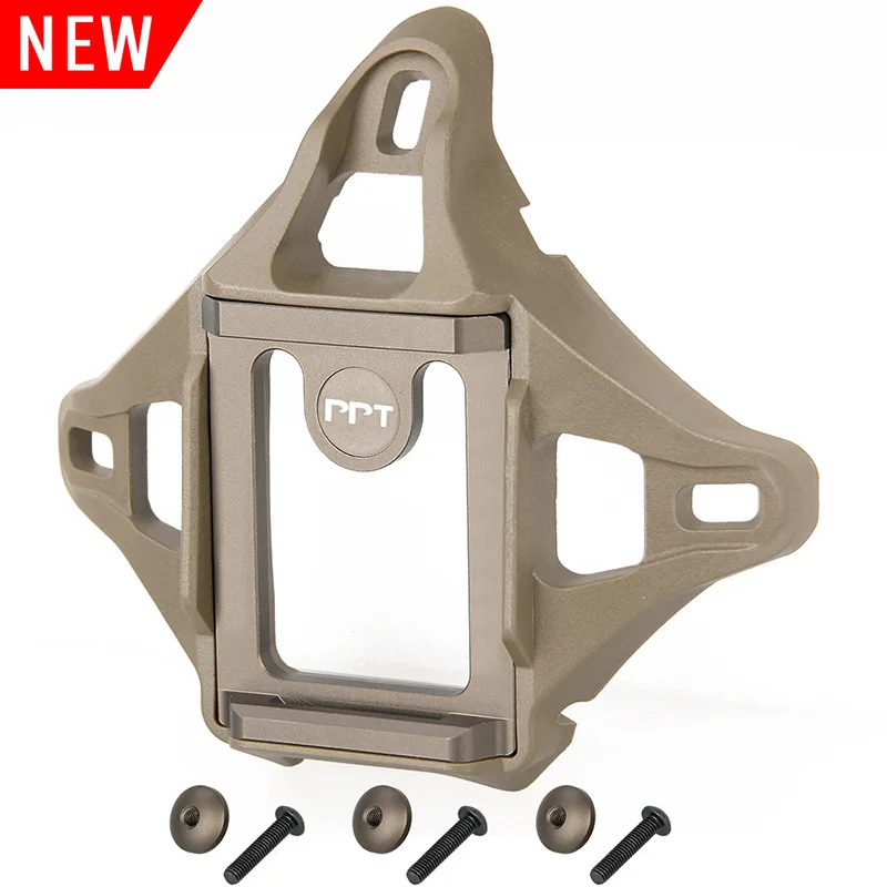 

PPT Combat Helmet Aluminum Three Hole Skeleton Shroud FOR Rhino Arm G24 NVG Mount G22 G11 Mount PVS-23 Mount OS24-0192
