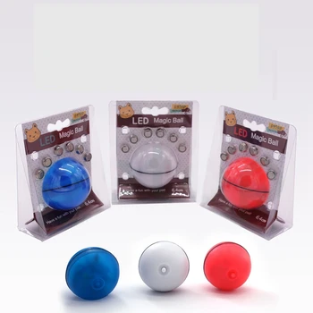 

1pcs Pet Cat Dog Toy Ball LED Light Laser Ball Automatic Interactive Toy 3 Colors Available Pet Toy Supplies