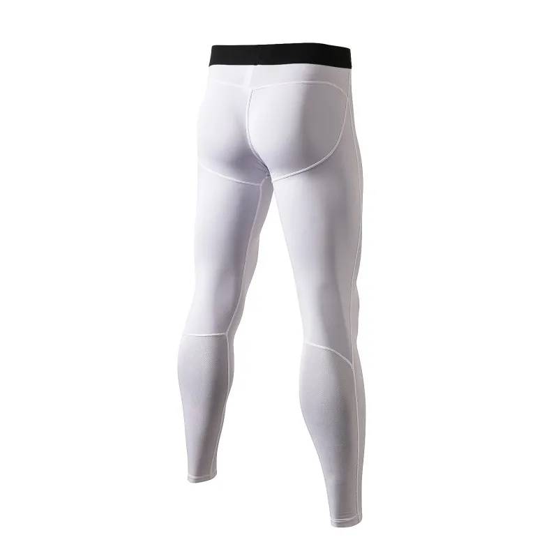 Size XS-2XL men's casual quick-drying tights riding compression sports stretch high waist pants