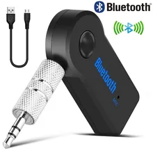 Bluetooth AUX мини аудио приемник автомобильный Bluetooth передатчик 3,5 мм разъем для громкой связи Bluetooth автомобильный комплект музыка Aux Bluetooth адаптер