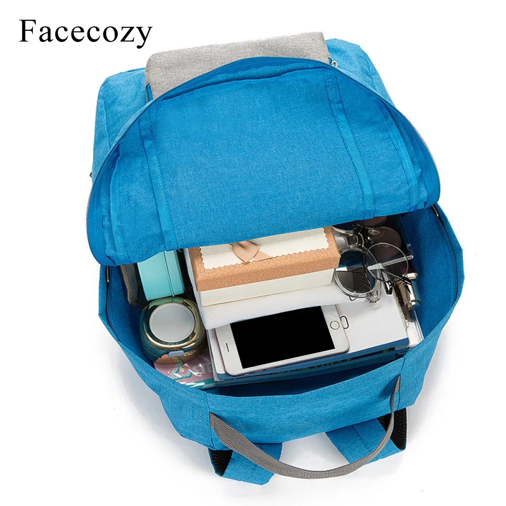 Facecozy 2019 جديد للجنسين حقيبة للتنزه في الخارج طوي تسلق حقائب التخييم السفر أكسفورد القماش الرجال النساء الرياضة حقائب الجيم