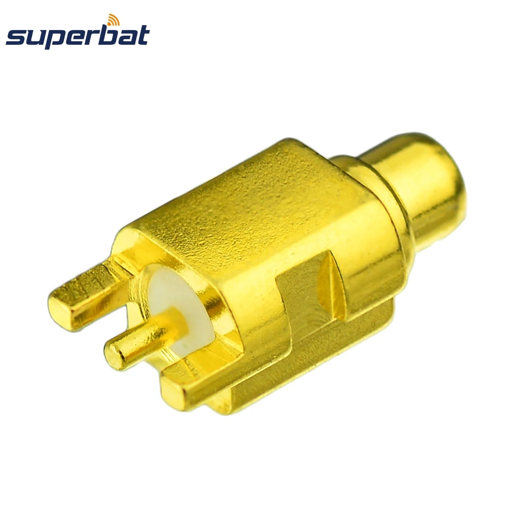 Gold Plated MMCX Edge PCB Mount RF Coaxial Connector
