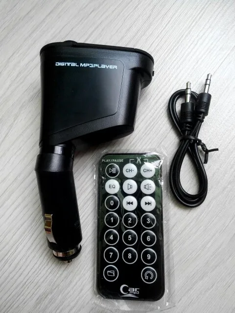 Car Kit MP3 Player Wireless FM Transmitter Modulator with USB/SD/Card You can use this USB/SD/MMC slot player with any of your