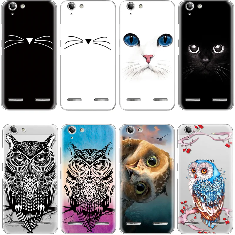 

For Owl Case Lenovo Vibe A7000 A1010 A2010 A2020 A6010 A6020 S90 K3 K5 K6 K8 Note P2 Z5 For Lenovo P70 capa coque Soft TPU Cover