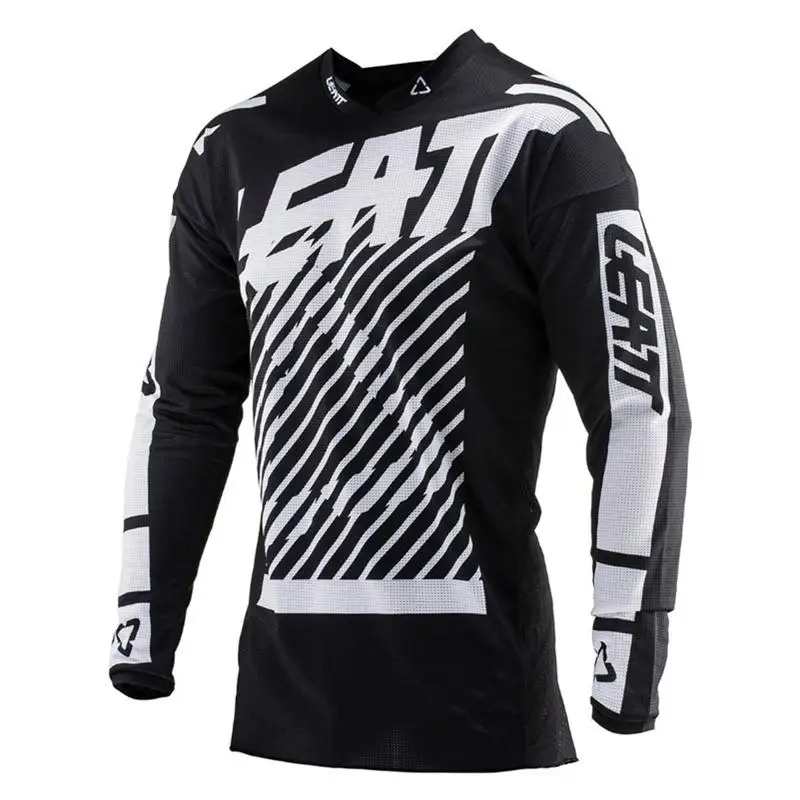

Cool Men Long Sleeve O-Neck Shape Motorcycle Outdoor Speed Motocross Racing Quick-drying Cycling Jersey