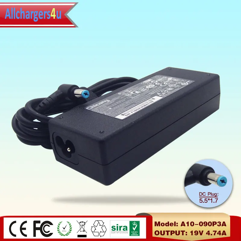 19 5 В 4.74A 90 Вт 5*2 мм A10-090P3A PA-1700-03 Питание для acer Aspire AS5021WLMi 5600 5650 ноутбук | Компьютеры и