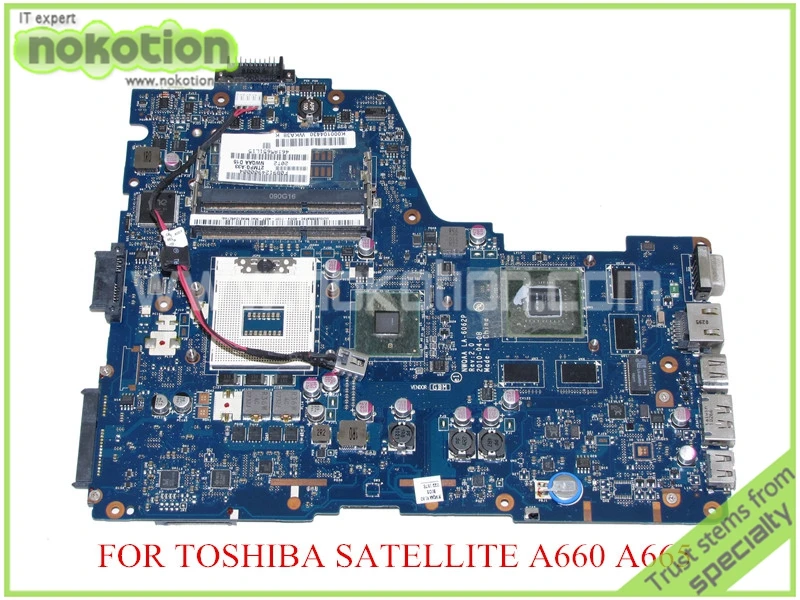 NOKOTION NWQAA LA-6062P REV 2.0 K000104430 For toshiba satellite A660 A665 Laptop motherboard HM55 GeForce GT330M NOKOTION NWQAA LA-6062P REV 2.0 K000104430 For toshiba satellite A660 A665 Laptop motherboard HM55 GeForce GT330M