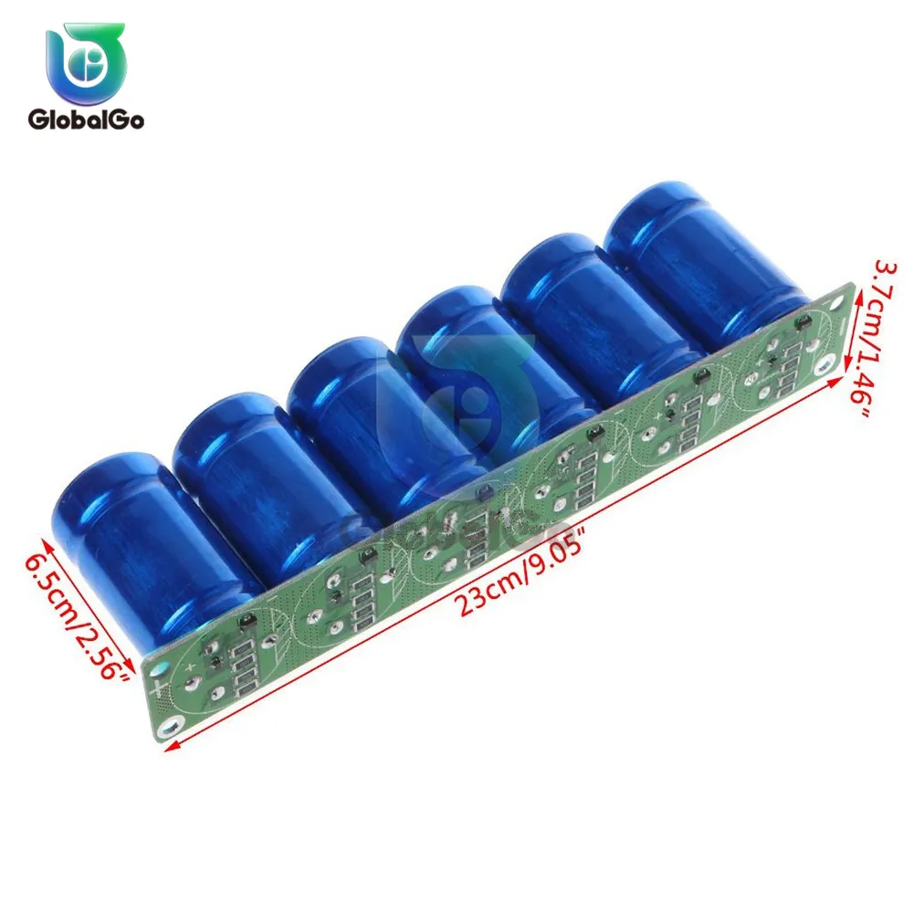 6 шт./лот 2,7 в 500F супер фарадные конденсаторы с защитной печатной платой ingle Row 16 В 83F фарад конденсатор авто электронный