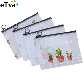 

eTya Fashion Make Up Makeup Bag PVC Women Men Cosmetic Bags Travel Clear Zipper Toothbrush Toiletry Organizer Bag Case