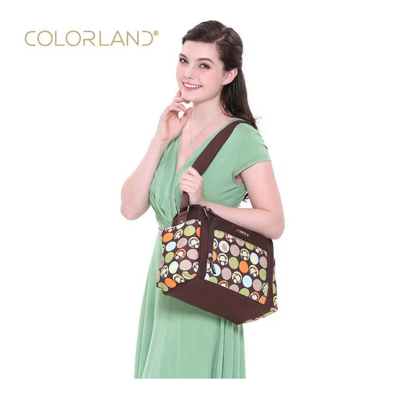 Colorland Детская сумка для подгузников, сумка для хранения подгузников, модная сумка для беременных, брендовая сумка для мамы